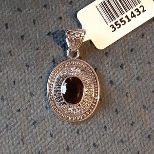Bali Legacy Brazilian smoky quartz pendant